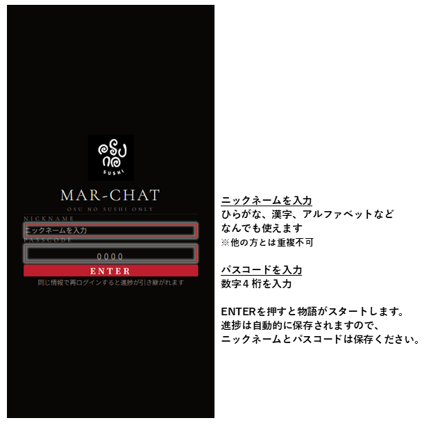 MAR-CHATの使い方
